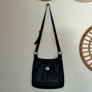 Leather Coach Crossbody Bag-